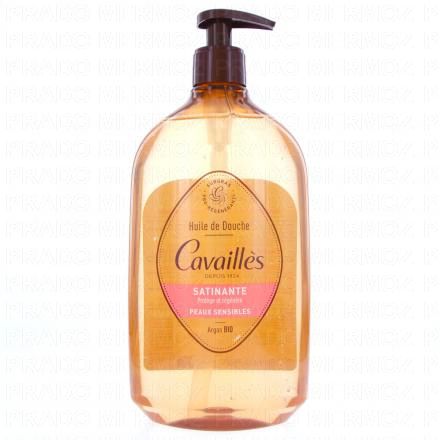 CAVAILLES Huile de Douche Satinante &agrave; l'argan 750ml
