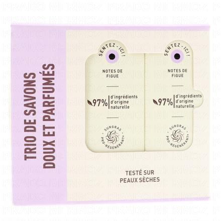 CAVAILLES Savon Surgras Solide D&eacute;lice de Figue (3x200g)