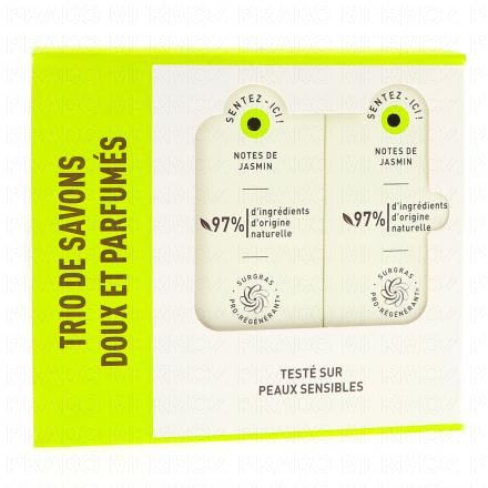 CAVAILLES Savon Surgras Solide Oranger Jasmin (3x200g)