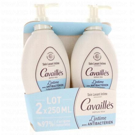 CAVAILLES Soin Lavant Intime Antibact&eacute;rien (250ml lot de 2)