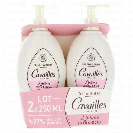 CAVAILLES Soin Lavant Intime Extra-Doux (lot de 2 x 250ml)