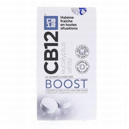 CB12 Boost Gommes &agrave; macher eucalyptus white x10