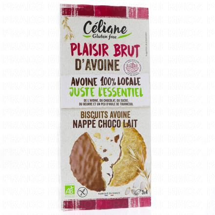 CELIANE Biscuit Avoine Nappé Choco Lait 125g