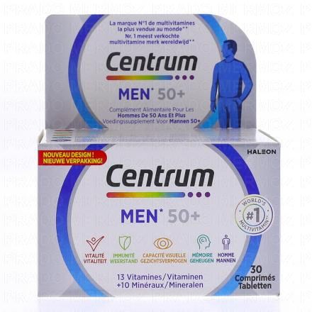 CENTRUM Men - 50+ 30 comprim&eacute;s