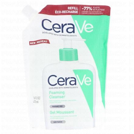CERAVE Gel moussant peaux normales à grasses (eco recharge 473ml)