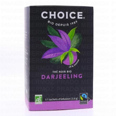CHOICE Thé Noir Bio Darjeeling 17 sachets