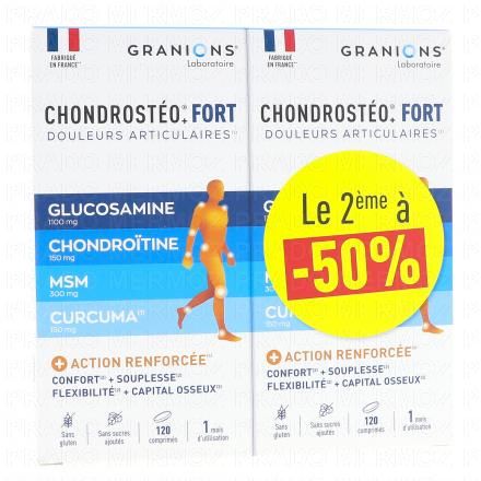 CHONDROSTEO FORT Articulations 2 boites de 120 comprimés