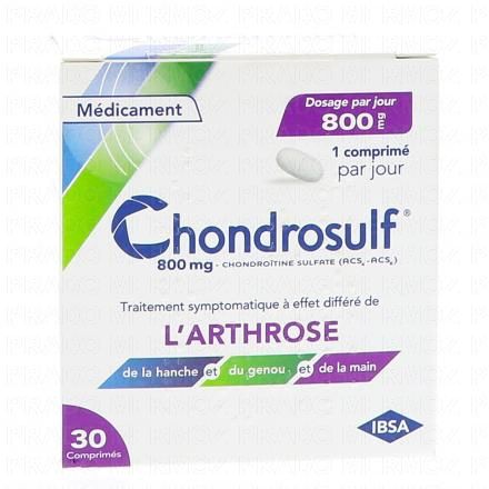 CHONDROSULF Chondroïtine sulfate 80mg