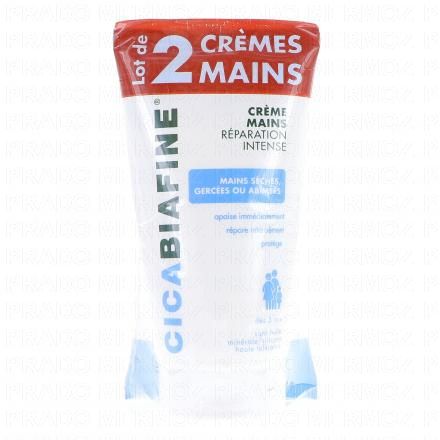 CICA BIAFINE Crème mains réparation intense (lot de 2 tubes 75ml)