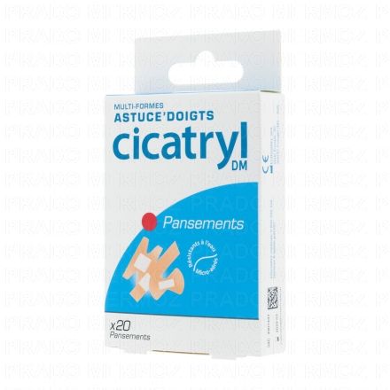 CICATRYL Pansements Multi-formes Astuce'doigts x 20