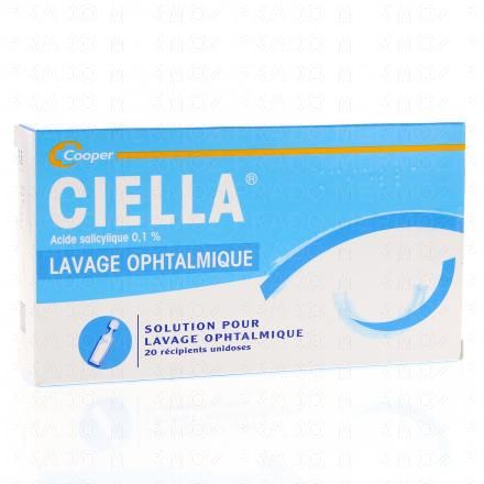 CIELLA Lavage ophtalmique 20 unidoses