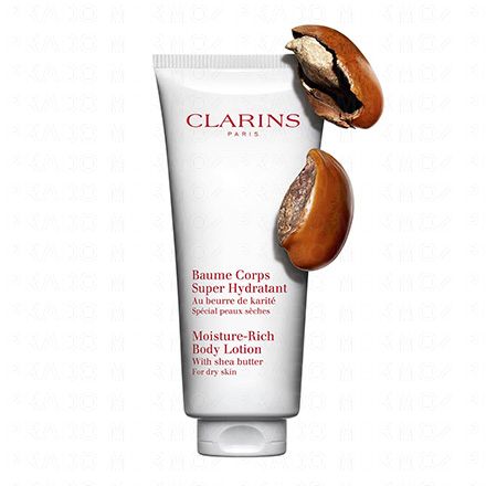 CLARINS Baume Corps Super Hydratant Au beurre de karit&eacute; (tube 200ml)