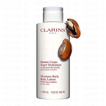 CLARINS Baume Corps Super Hydratant Au beurre de karit&eacute; (flacon 400ml)