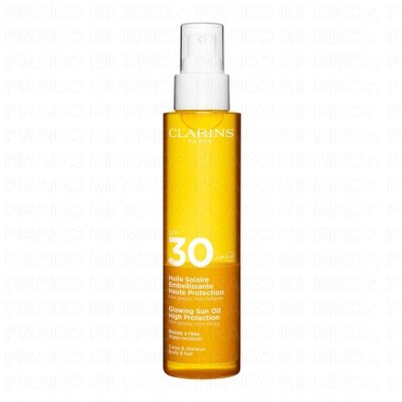 CLARINS Huile-en-Brume Solaire Corps et Cheveux UVA/UVB SPF30 spray 150ml