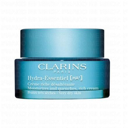 CLARINS Hydra-Essentiel [HA&sup2;] - Cr&egrave;me Riche d&eacute;salt&eacute;rante 50ml