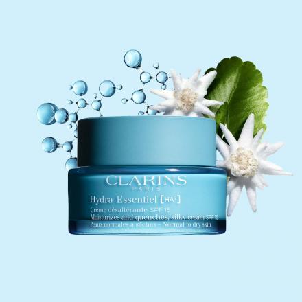 CLARINS Hydra-Essentiel [HA&sup2;] Cr&egrave;me d&eacute;salt&eacute;rante SPF15 50ml