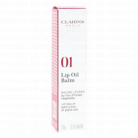 CLARINS Lip Oil Balm - Baume à lèvres 2.9g N°01 - Pale Pink