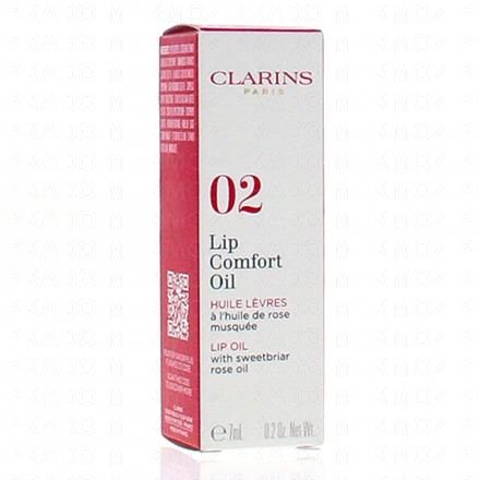 CLARINS Lip comfort oil - Huile à lèvres 7ml (02 - raspberry)