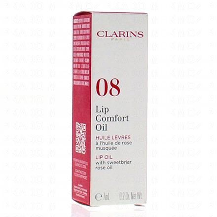 CLARINS Lip comfort oil - Huile à lèvres 7ml (08 - strawberry)