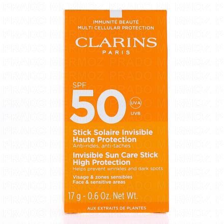 CLARINS Stick Solaire Invisible SPF50 haute protection