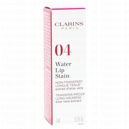 CLARINS Water Lip Stain 7 ml - Rouge à lèvres (n°04)