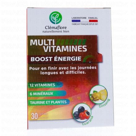 CLEMAFLORE Multi vitamines boost &eacute;nergie x30 comprim&eacute;s