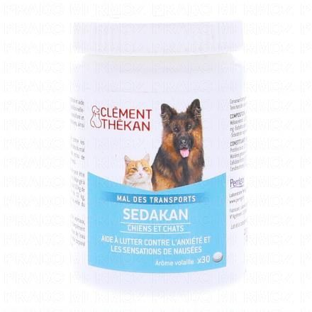 CLEMENT THEKAN Sedakan - Mal des transports Chien et Chat x30 comprim&eacute;s