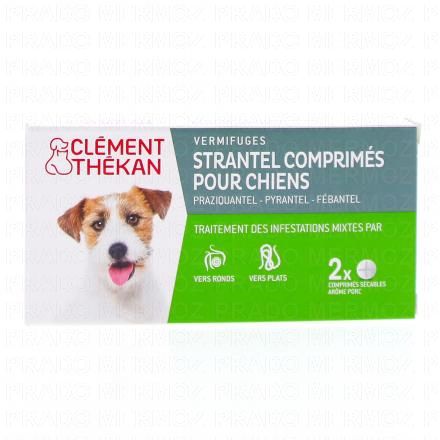 CLEMENT THEKAN Strantel Comprimés pour chien (x2 comprimés)