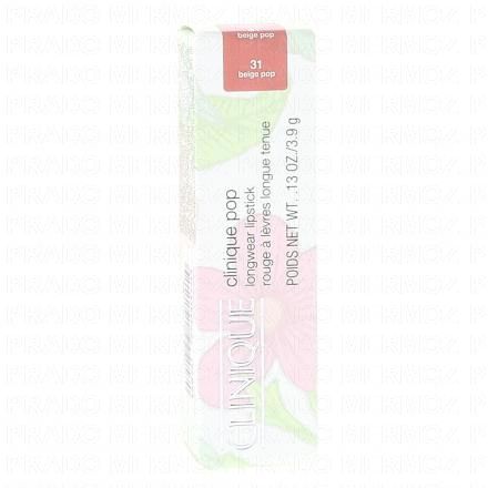 CLINIQUE Pop - Rouge &agrave; l&egrave;vres Satin&eacute; 31 Beige