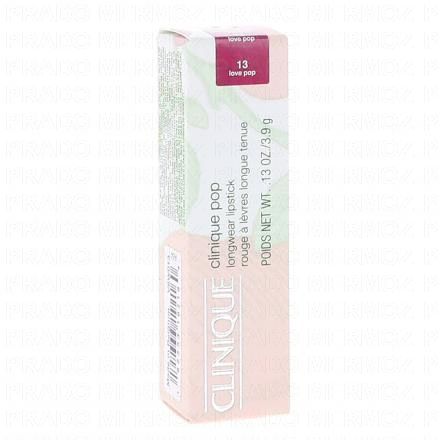 CLINIQUE pop - Rouge &agrave; l&egrave;vres brillant 13 love