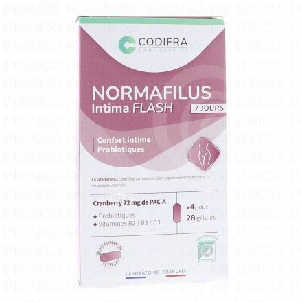 CODIFRA Normafilus Intima Flash 28 g&eacute;lules