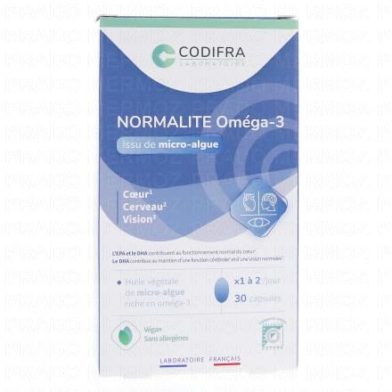 CODIFRA Normalite - Om&eacute;ga-3 30 capsules