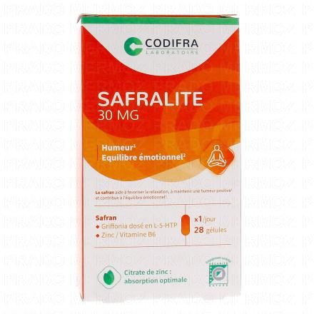 CODIFRA Safralite 30mg 28 g&eacute;lules
