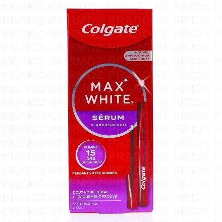 COLGATE Max White - S&eacute;rum Blancheur Nuit 2,5ml