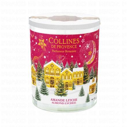 COLLINES DE PROVENCE Bougie Parfumée Amande Litchi (180g)