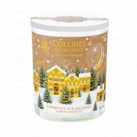 COLLINES DE PROVENCE Bougie Parfumée Croquant aux Amandes (180g)