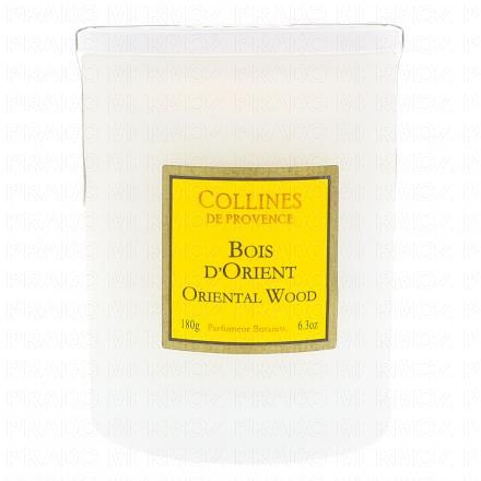 COLLINES DE PROVENCE Bougie parfumée bois d'orient 180g