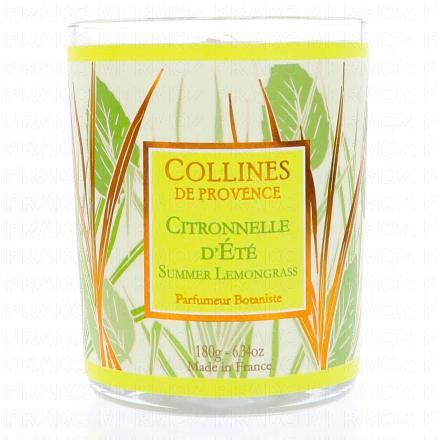 COLLINES DE PROVENCE Bougie parfumée Citronnelle d'Été 180 g