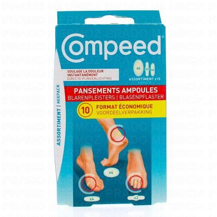 COMPEED Assortiment pansements ampoules x10