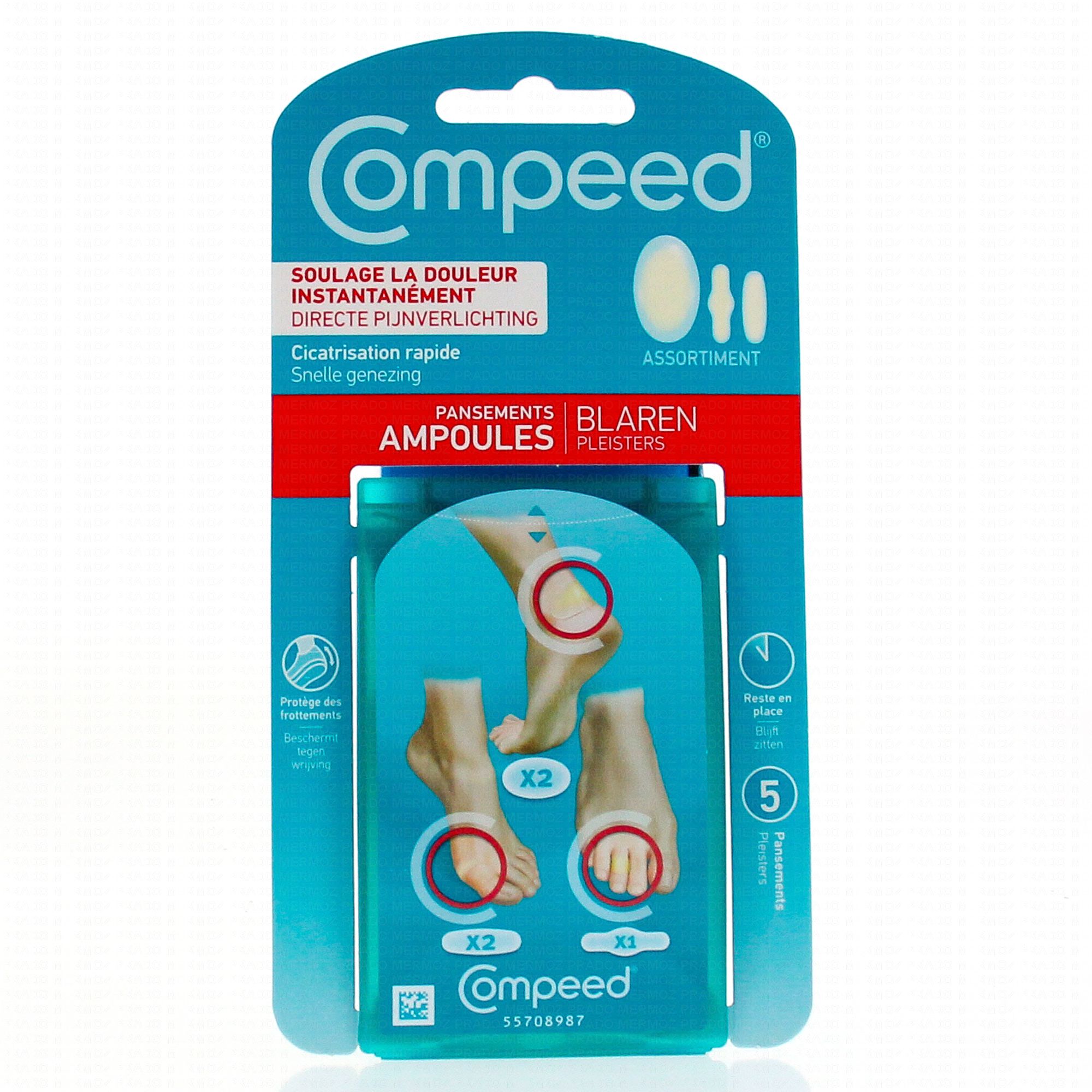 COMPEED Pansements ampoules assortiment