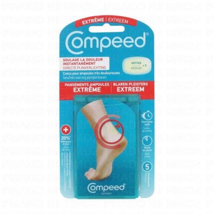 COMPEED Pansements ampoules extr&ecirc;me boite de 5