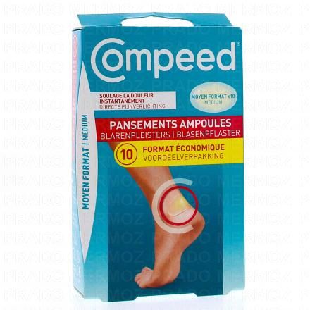 COMPEED Pansements ampoules moyen format boîte de 10