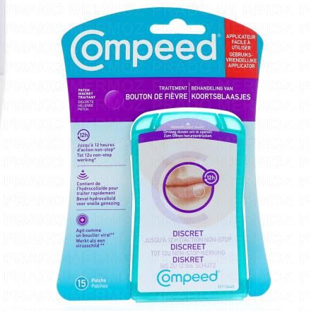 COMPEED Patch bouton de fi&egrave;vre Discret x 15