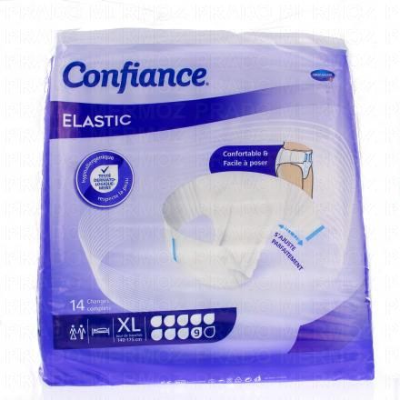 CONFIANCE Elastic - Changes complets 9 gouttes (taille xl paquet de 14)