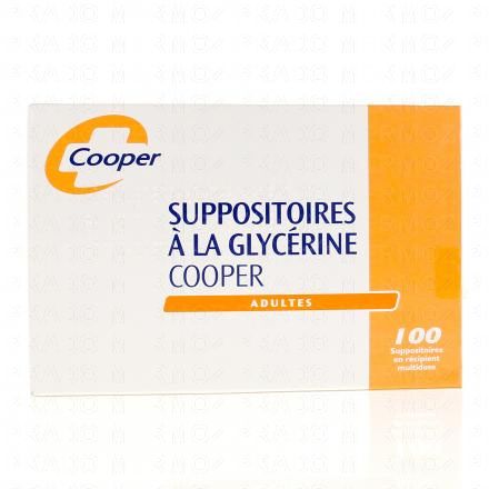 COOPER Suppositoires &agrave; la glyc&eacute;rine bo&icirc;te de 100