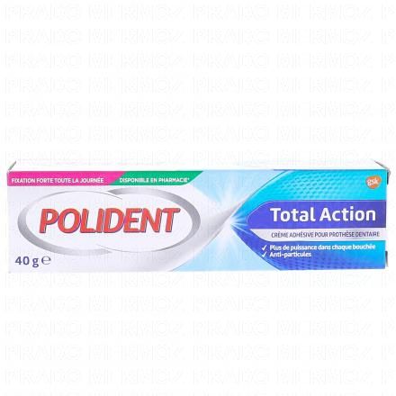 COREGA Polident Total Action Crème fixative pour appareil dentaire tube 40 g