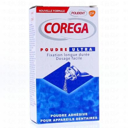 COREGA Polident poudre ultra adhésive flacon 40g