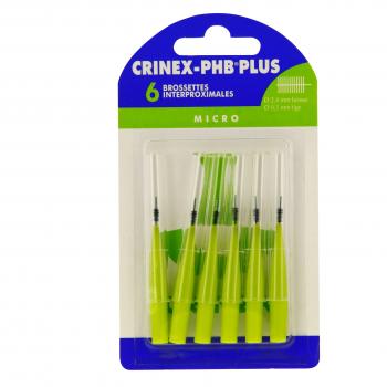 CRINEX PHB Plus brossettes vertes 2,4 mm x6