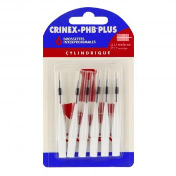 CRINEX PHB Plus brossettes cylindriques blanches 3,5 mm x6