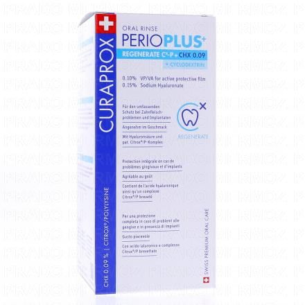 CURAPROX Perio plus+ Regenerate Bain de Bouche CHX 0,09% 200ml